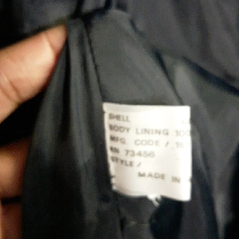 Genuine Black Leather Jacket - Picture 9 of 10